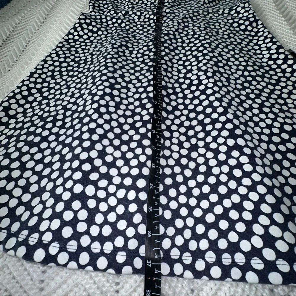 Women's Gap Fit and Flare Polka Dot Dress - Size 14 Tall - Picture 8 of 10